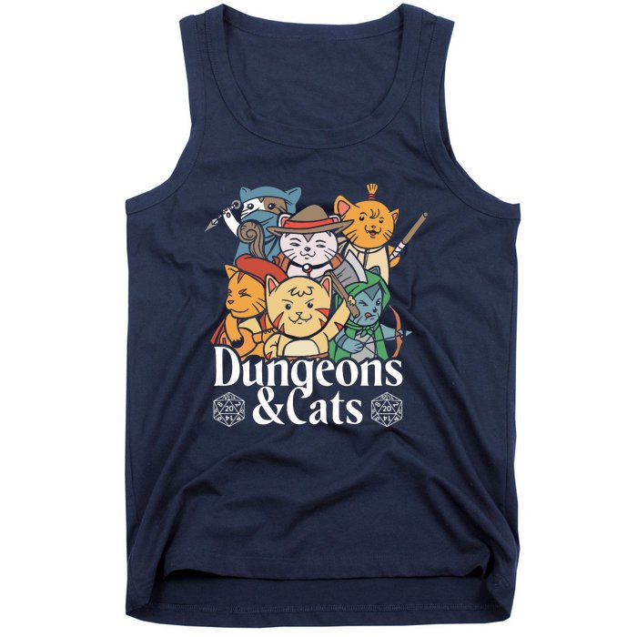 Dungeons And Cats Tank Top