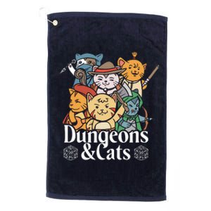 Dungeons And Cats Platinum Collection Golf Towel