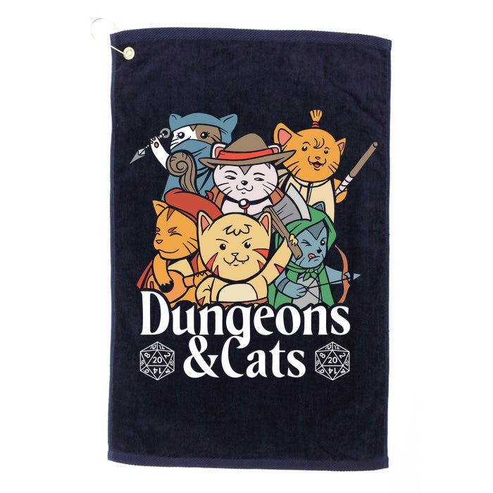Dungeons And Cats Golf Towel