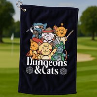 Dungeons And Cats Golf Towel