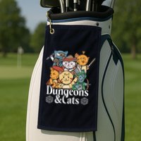 Dungeons And Cats Golf Towel