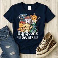 Dungeons And Cats Womens T-Shirt