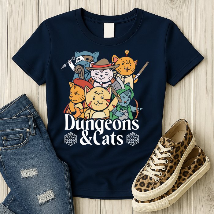 Dungeons And Cats Womens T-Shirt