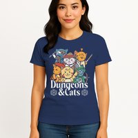 Dungeons And Cats Womens T-Shirt