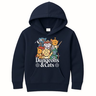 Dungeons And Cats Kids Hoodie
