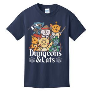 Dungeons And Cats Kids T-Shirt