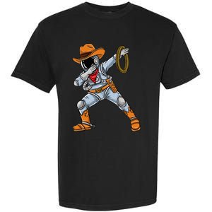 Dabbing Astronaut Cowboy Space Halloween Garment-Dyed Heavyweight T-Shirt