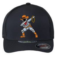 Dabbing Astronaut Cowboy Space Halloween Flexfit Unipanel Trucker Cap