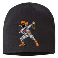 Dabbing Astronaut Cowboy Space Halloween Sustainable Beanie