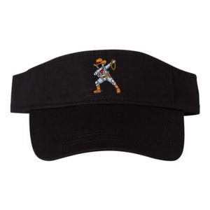 Dabbing Astronaut Cowboy Space Halloween Valucap Bio-Washed Visor