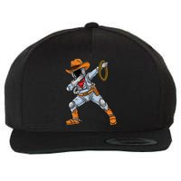 Dabbing Astronaut Cowboy Space Halloween Wool Snapback Cap