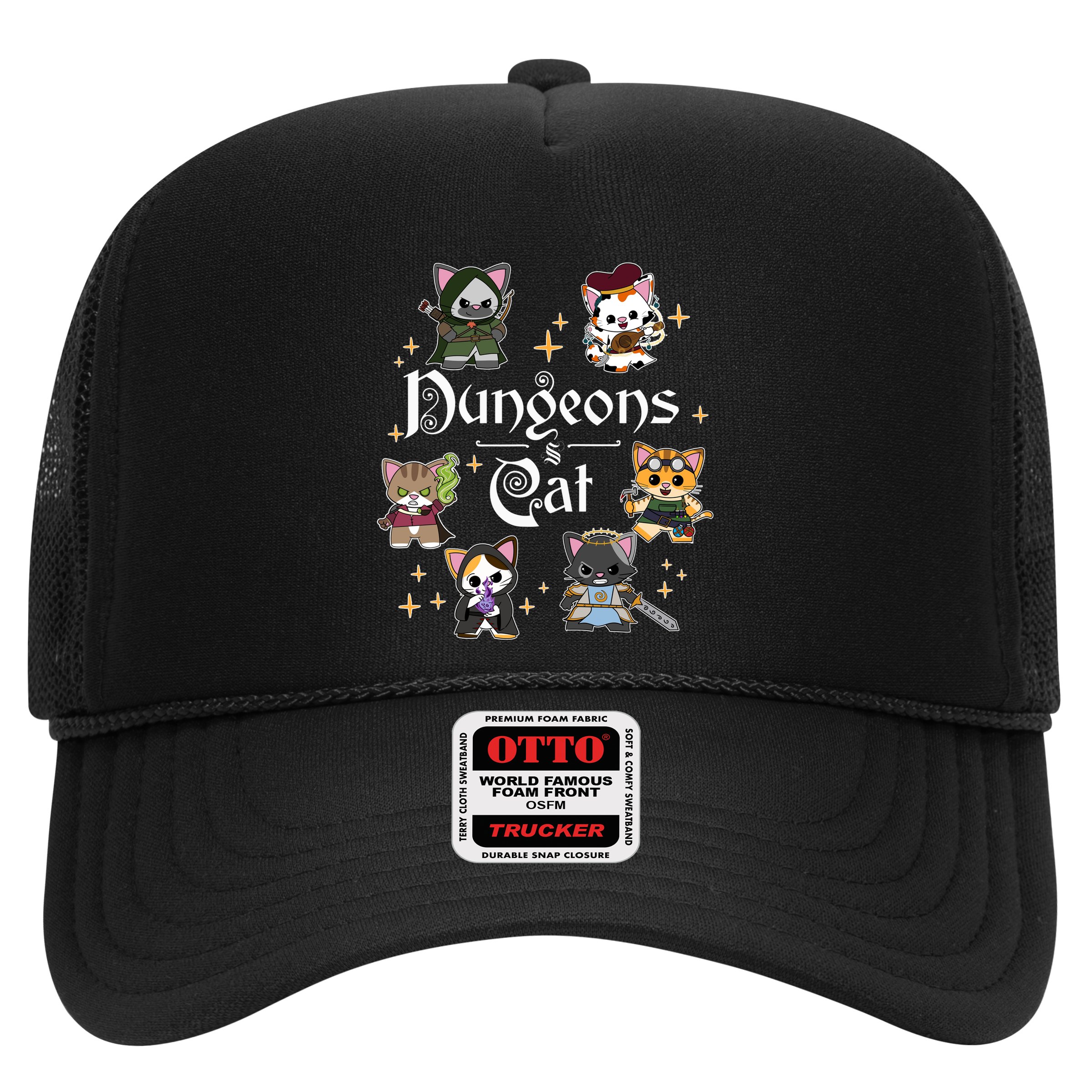 Dungeons And Cats Dungeon Master Cat Throwing Dice Hat