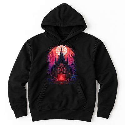 Dark Ancient Cathedral Gothic Architecture Goth Aesthetic Hoodie