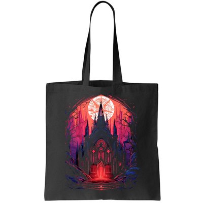 Dark Ancient Cathedral Gothic Architecture Goth Aesthetic Bag