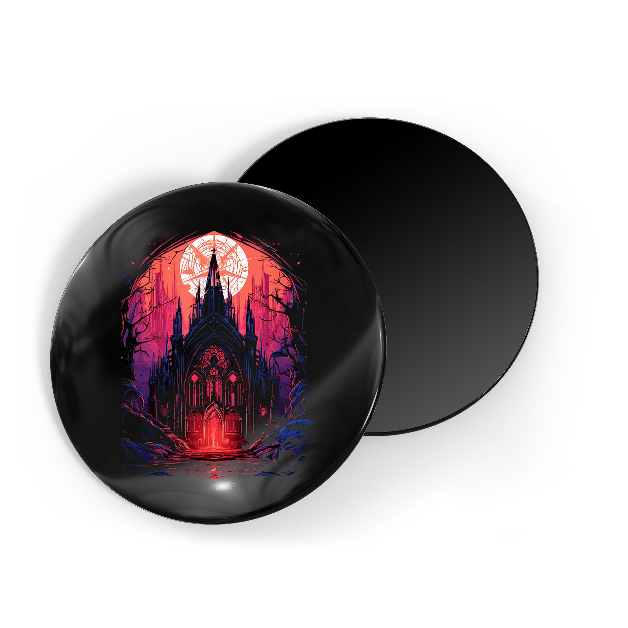 Dark Ancient Cathedral Gothic Architecture Goth Aesthetic Magnet