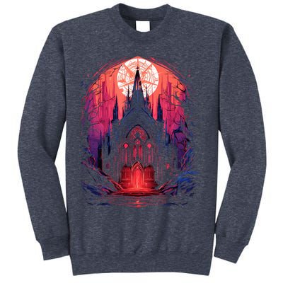 Dark Ancient Cathedral Gothic Architecture Goth Aesthetic Sweatshirt