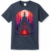 Dark Ancient Cathedral Gothic Architecture Goth Aesthetic T-Shirt