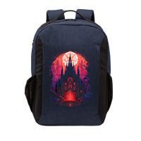 Dark Ancient Cathedral Gothic Architecture Goth Aesthetic Vector Backpack