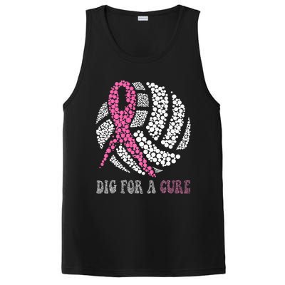 Dig A Cure Breast Cancer Awareness Volleyball Pink Out PosiCharge Competitor Tank