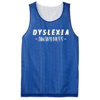 Dyslexia Awareness Celebrate Neurodiversity Support Gift Mesh Reversible Basketball Jersey Tank