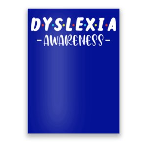 Dyslexia Awareness Celebrate Neurodiversity Support Gift Poster