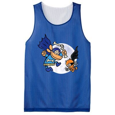 Dogman And Cat Essential Mesh Reversible Basketball Jersey Tank