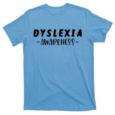 Dyslexia Awareness Celebrate Neurodiversity Support Gift T-Shirt