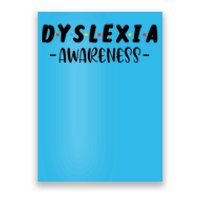 Dyslexia Awareness Celebrate Neurodiversity Support Gift Poster