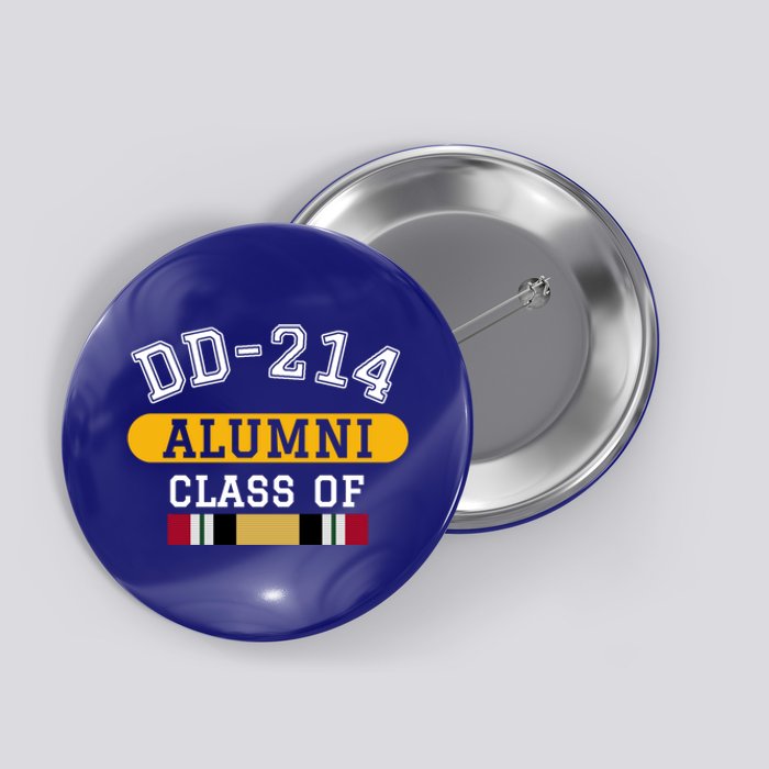 Dd214 Alumni Class Of Iraq War Veteran Pride Cool Gift Button