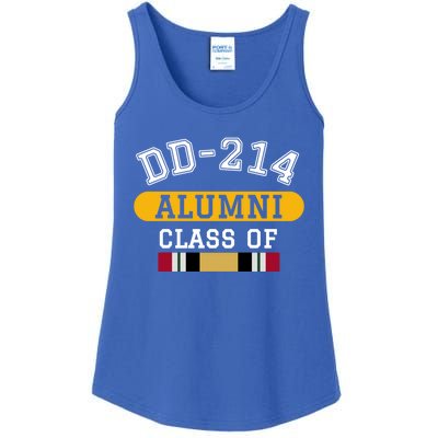 Dd214 Alumni Class Of Iraq War Veteran Pride Cool Gift Ladies Essential Tank