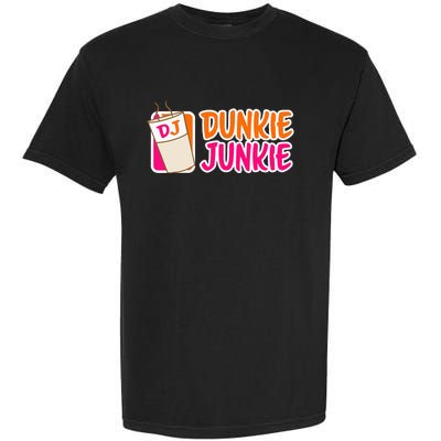 Donut And Coffee Lover Dunkie Junkie Garment-Dyed Heavyweight T-Shirt