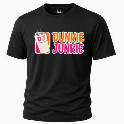 Donut And Coffee Lover Dunkie Junkie Performance Shirt