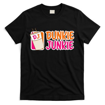 Donut And Coffee Lover Dunkie Junkie T-Shirt