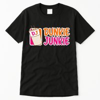 Donut And Coffee Lover Dunkie Junkie Tall T-Shirt