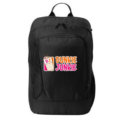Donut And Coffee Lover Dunkie Junkie City Backpack
