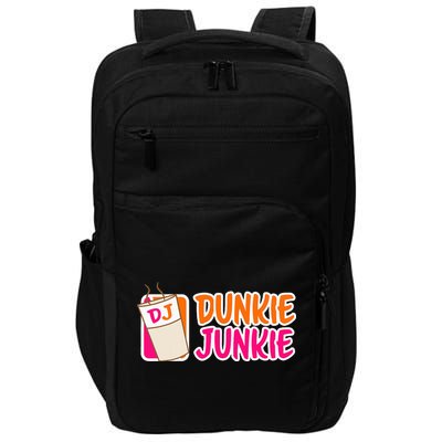 Donut And Coffee Lover Dunkie Junkie Impact Tech Backpack