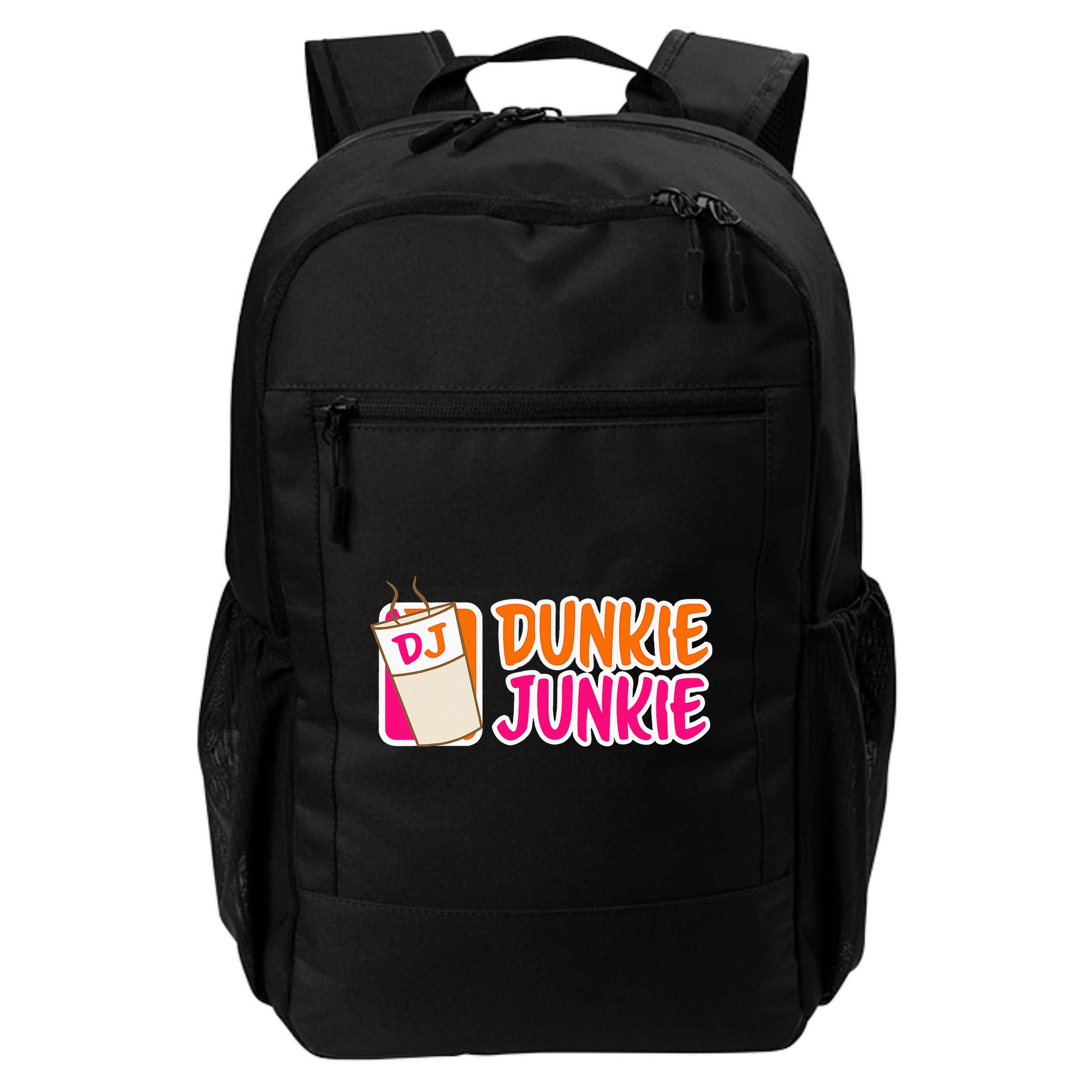 Donut And Coffee Lover Dunkie Junkie Backpack