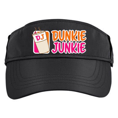 Donut And Coffee Lover Dunkie Junkie Adult Drive Performance Visor
