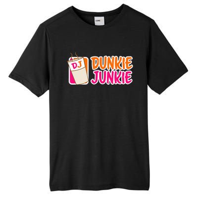 Donut And Coffee Lover Dunkie Junkie Tall Fusion ChromaSoft Performance T-Shirt