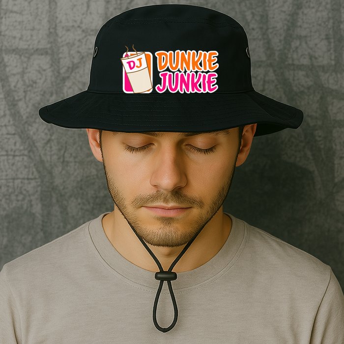 Donut And Coffee Lover Dunkie Junkie Bucket Hat