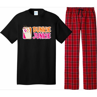 Donut And Coffee Lover Dunkie Junkie Pajama Set