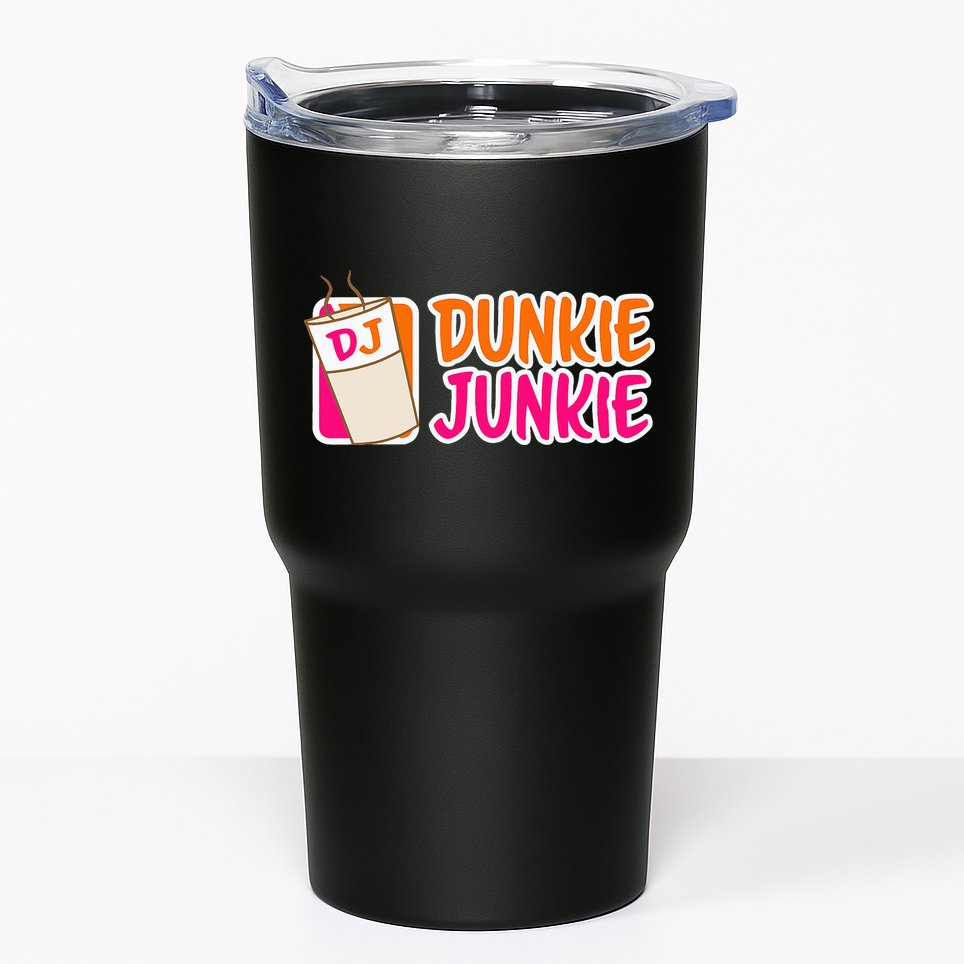 Donut And Coffee Lover Dunkie Junkie Tumbler
