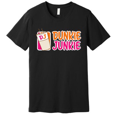 Donut And Coffee Lover Dunkie Junkie Premium T-Shirt