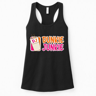 Donut And Coffee Lover Dunkie Junkie Womens Tank Top