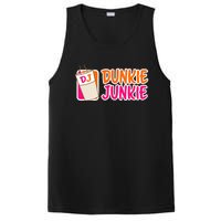 Donut And Coffee Lover Dunkie Junkie PosiCharge Competitor Tank