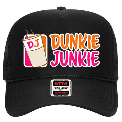 Donut And Coffee Lover Dunkie Junkie Trucker Hat