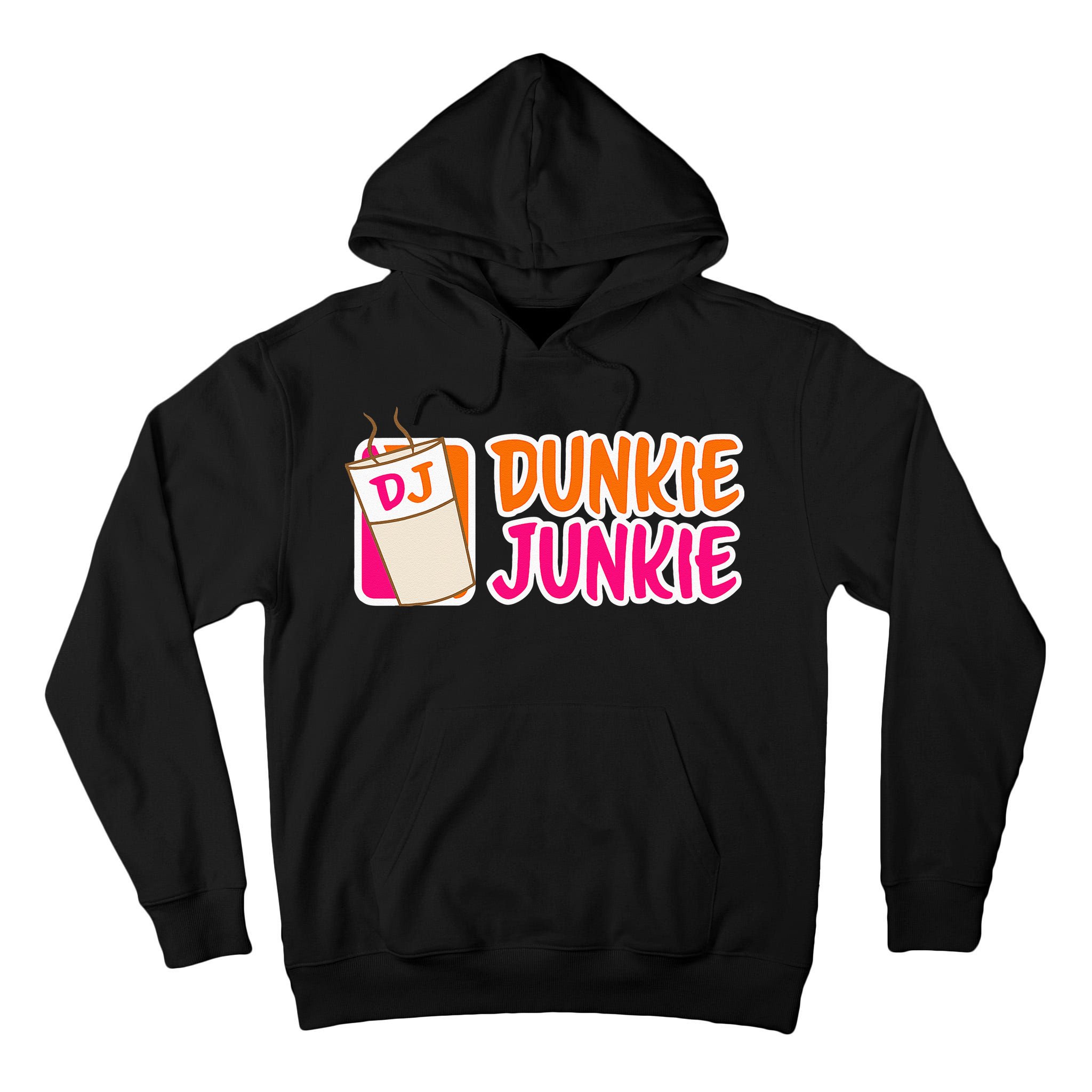 Donut And Coffee Lover Dunkie Junkie Tall Hoodie
