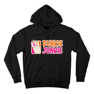 Donut And Coffee Lover Dunkie Junkie Tall Hoodie