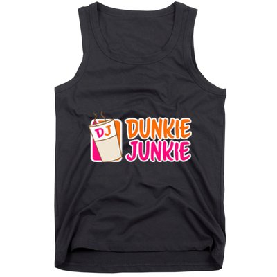 Donut And Coffee Lover Dunkie Junkie Tank Top