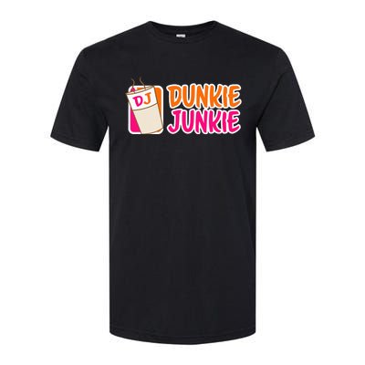 Donut And Coffee Lover Dunkie Junkie Softstyle CVC T-Shirt